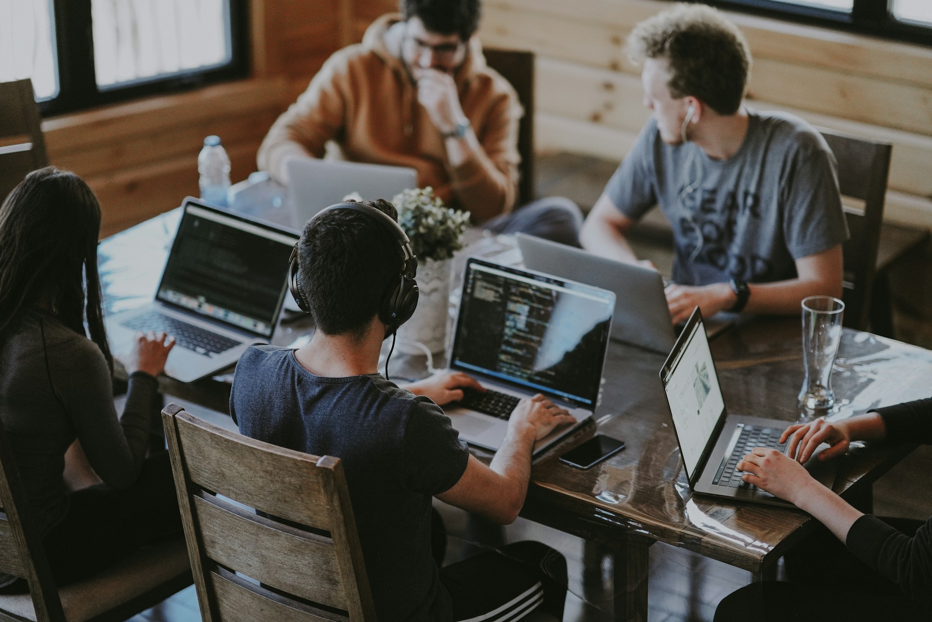 PropForge AI team standup reviewing proptech build priorities in the Toronto studio